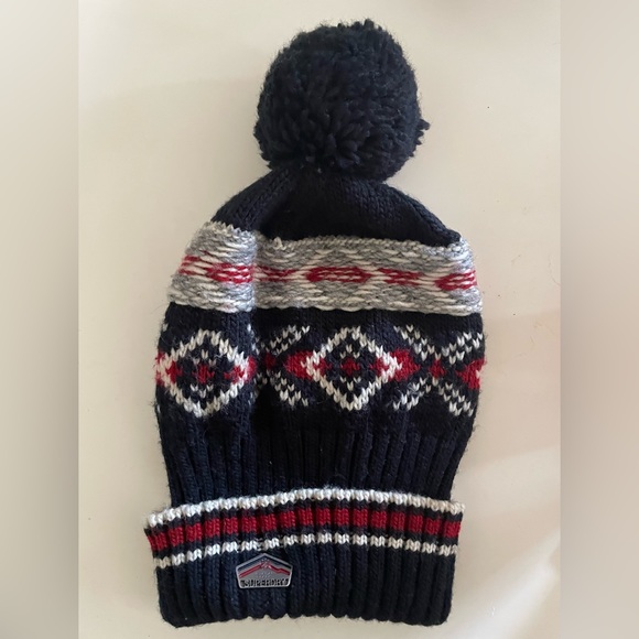 Superdry Beanie. One size fits all. Red/white/blue/gray. - Picture 1 of 3